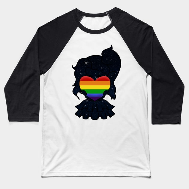 RAINBOW PRIDE Baseball T-Shirt by Burrrrrittttooooo's Closet